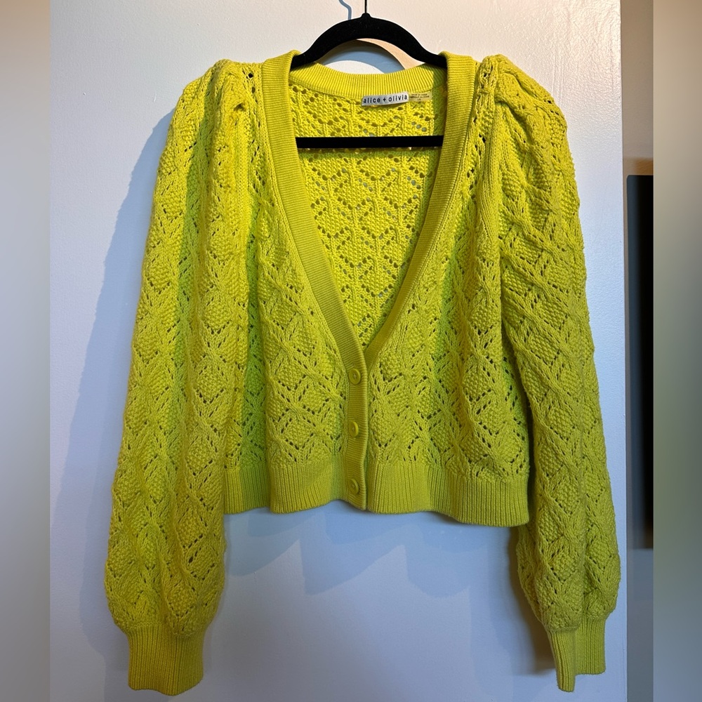 Knit, neon Alice + Olivia Sweater